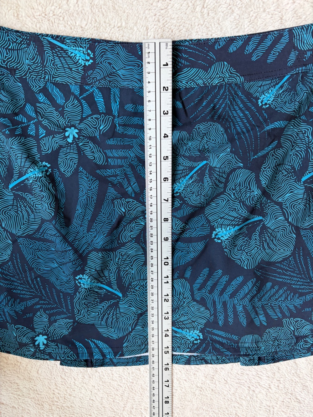 Ripskirt Hawaii Blue Tropical Skirt Women Size Medium - Picture 5 of 7